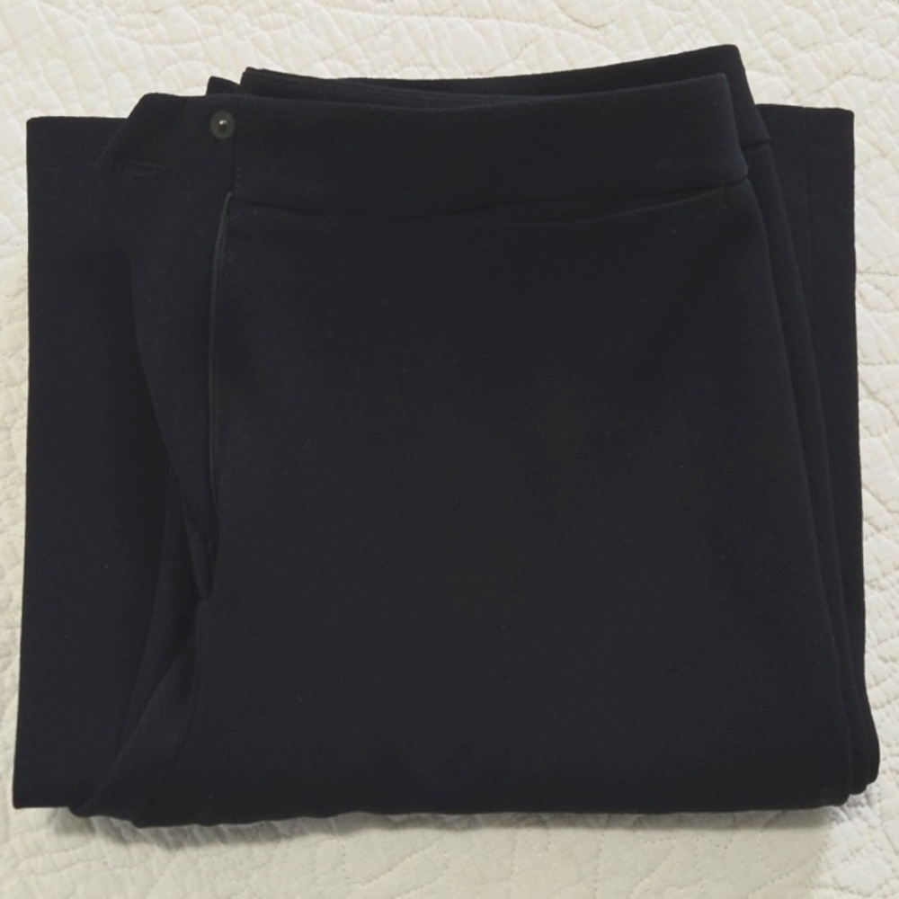 Giorgio Armani Blue Black Wide Leg Pants
